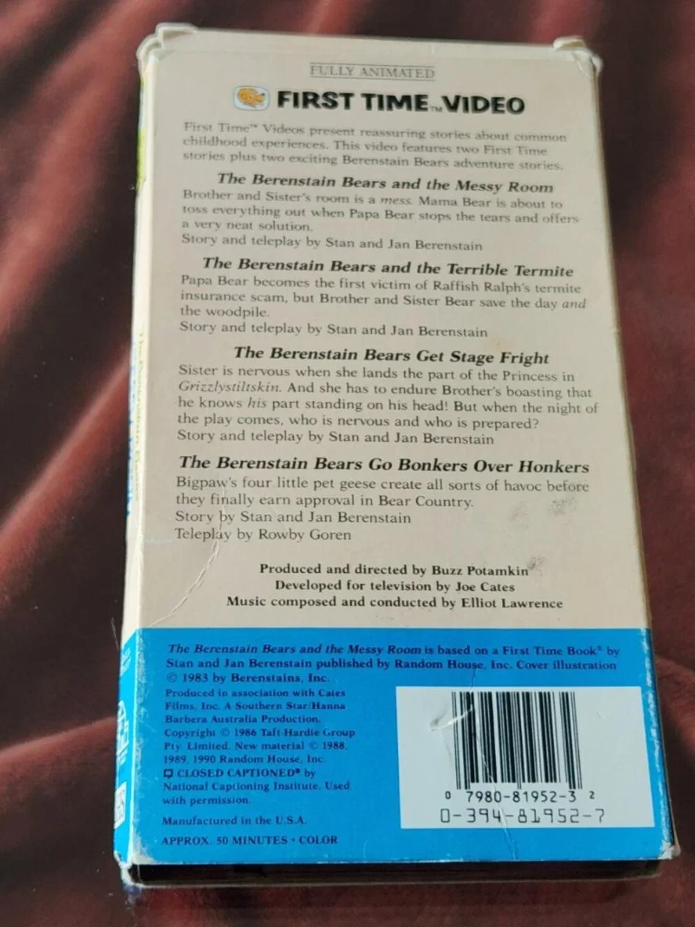 The Berenstain Bears & The Messy Room + 3 more - VHS
